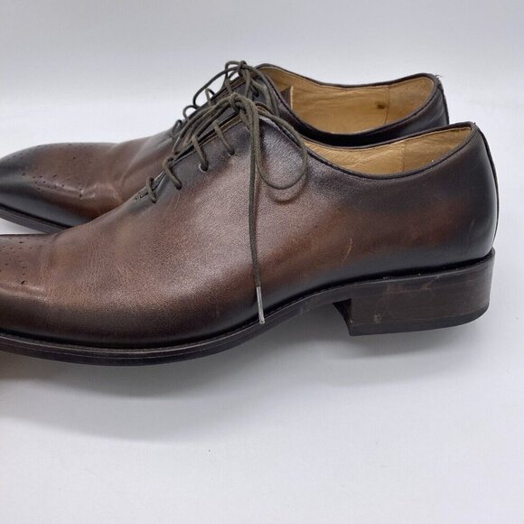 Maison Forte Dress Shoes Men\'s 9.5 Kyoto Wholecut Leather Oxford Brogue Chestnut main image 8
